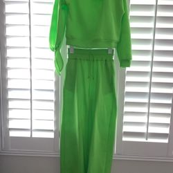 Neon Green Lounge Set