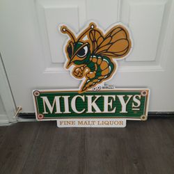 Mickey's Malt Liquor Sign