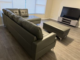 Gray Sectional-dining Set New In Box