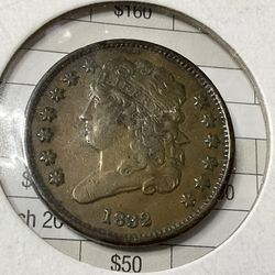 1832 Matron Head Large cent
