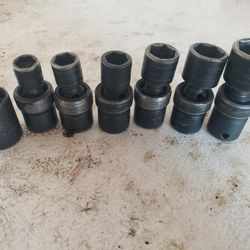 Snap On Metric 3/8 Drive Impact Swivel Sockets