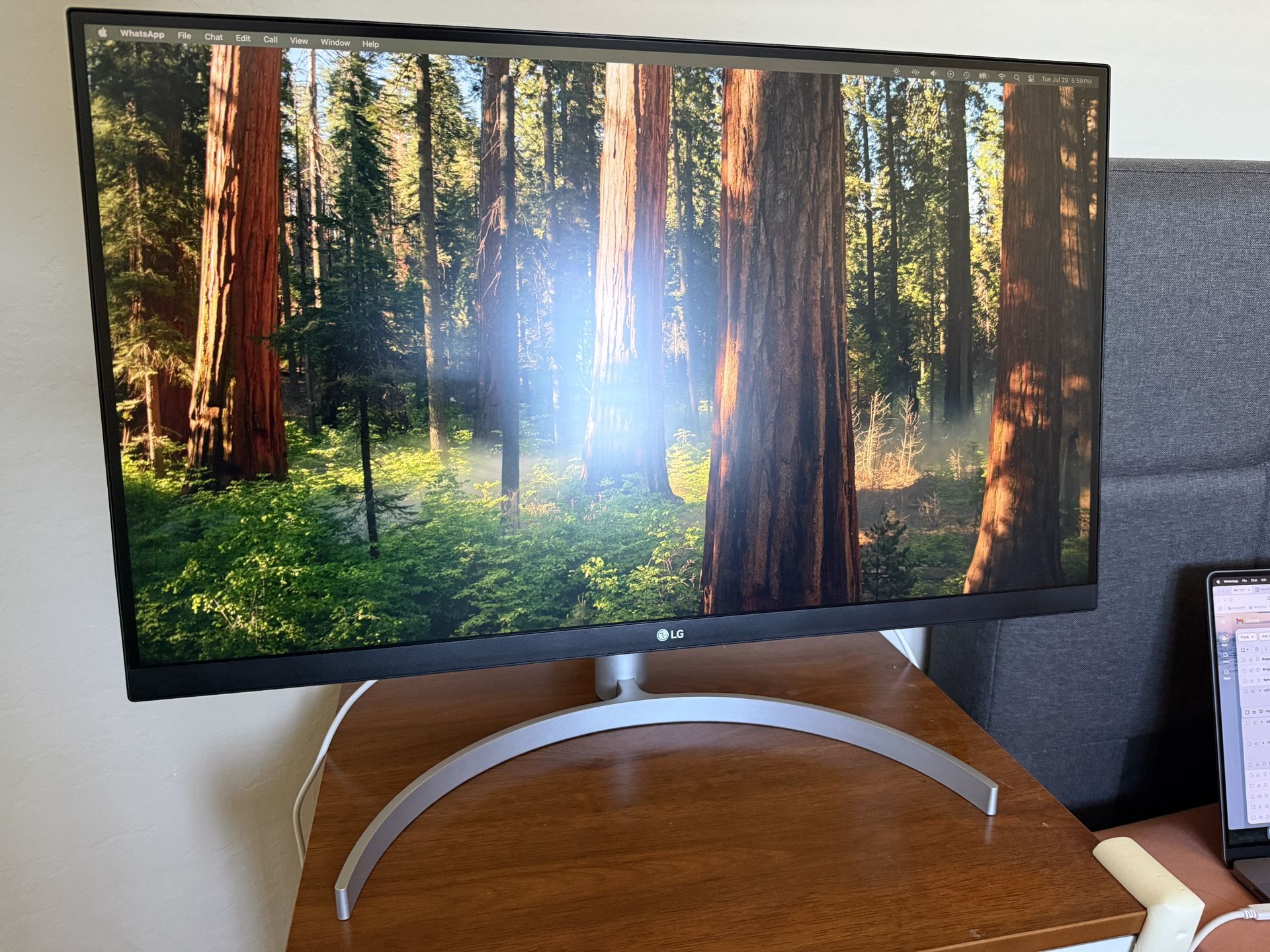 LG 27” USB-C Monitor With Hub And Laptop Charging