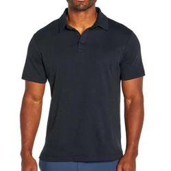 Men’s Banana Republic Black Luxury Touch Polo size L