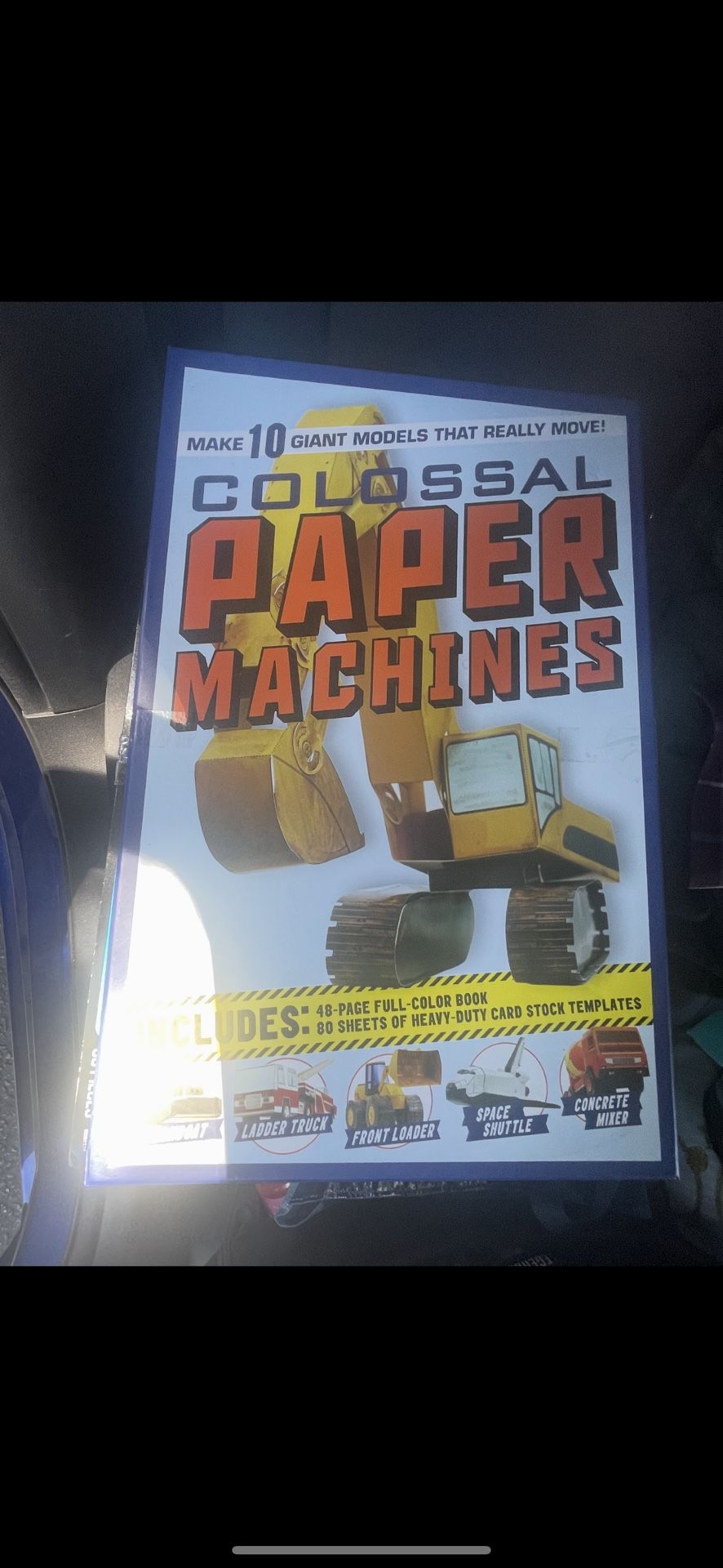 Colossal Paper Machines 10 Giant Models Heavy Equipment Kids Craft Art Activity