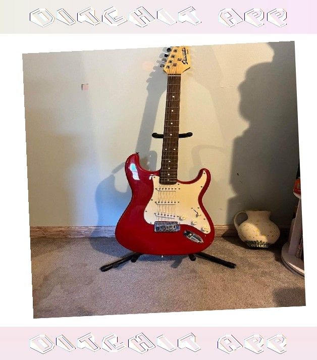 Electric Guitar Rock Hard with Superior Sound Technology all entire