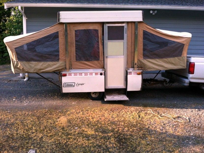 Coleman top tent campers