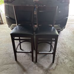 Two Tall Chairs ($25) Or Best Offer