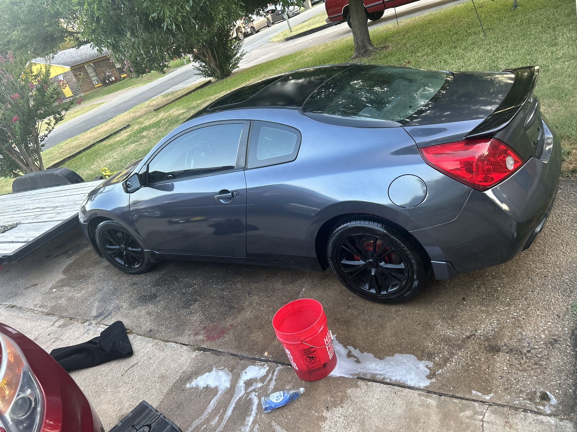 Nissan Altima Coupe Black Rims