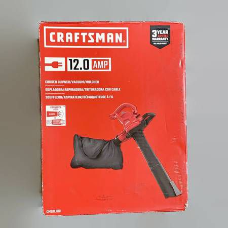 CRAFTSMAN CMEBL700 Corded 3-in-1 Electric Leaf Blower/Vacuum/Mulcher