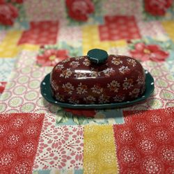 Pioneer Woman Covered Butter Dish