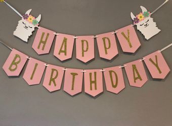 Llama/Cactus Birthday Party Decorations