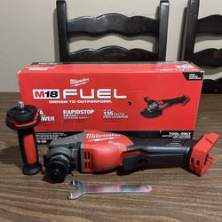 Milwaukee M18 Fuel 4-1/2” Braking Grinder 