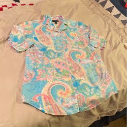 Ralph Lauren Buttoned Robe, Size M