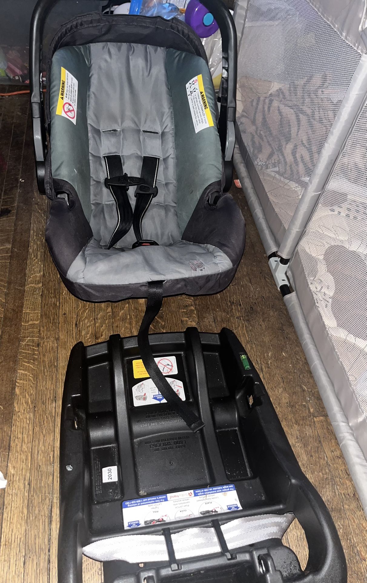 Boy Car seat And Base 