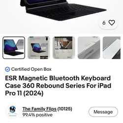 Esr magnetic keyboard case 360