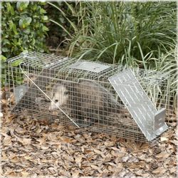 2 Door Live Animal Cage Trap Mouse Squirrels Rats Weasels Moles Rodents Shrews Mice Skunks Voles Etc. 17.5x5.25” Havahart 