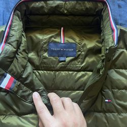 Tommy Hilfiger Green Jacket – Size Large – Like New