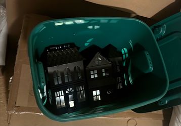 Halloween black houses from Target