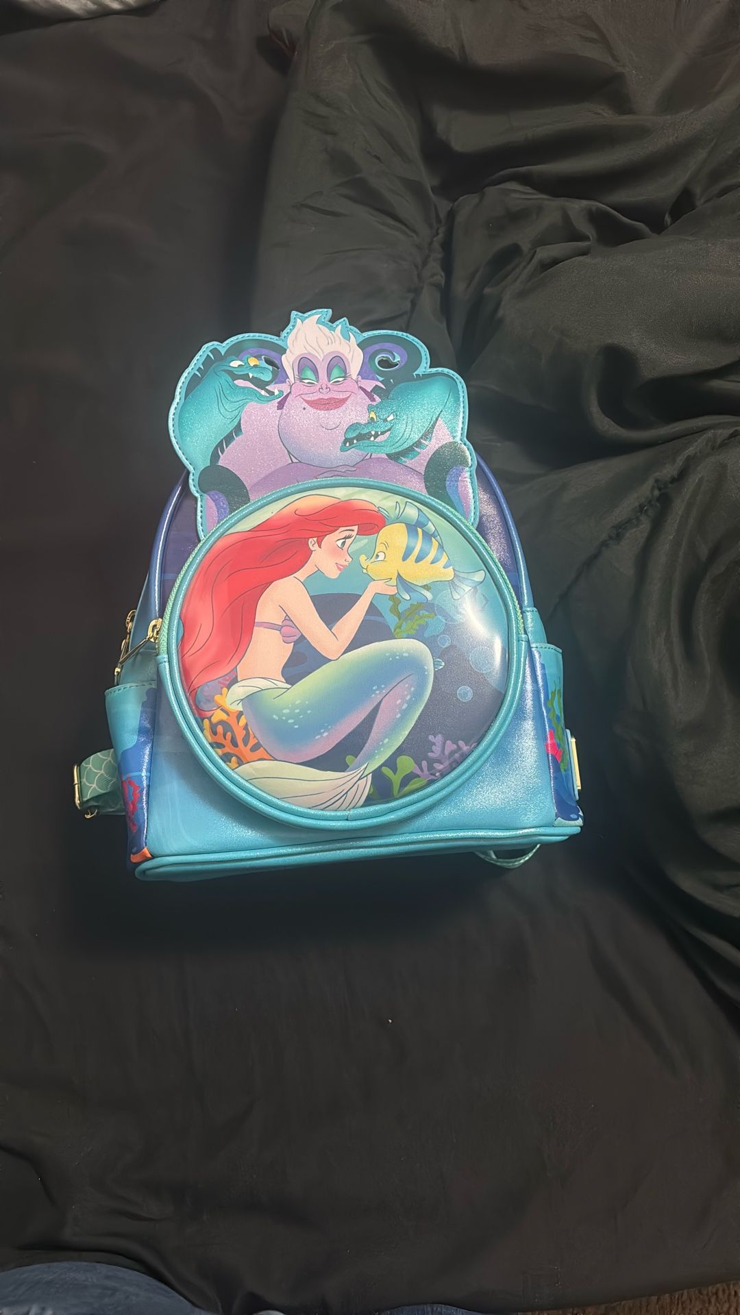Disney Ariel glow in the dark backpack