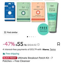 ✨ Rael Ultimate Breakout Patch Kit + Free Cleanser (Brand New, Sealed) ✨
