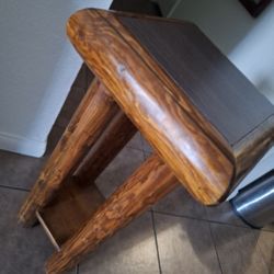 WOOD BAR STOOLS 