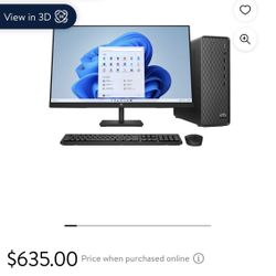 HP Slim Desktop PC Bundle