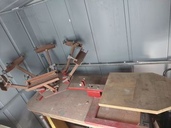 6 Color Manual Silk Screen Printing Press and Equipment