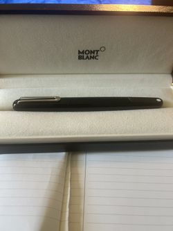 Mont Blanc Roller Ball Pen W/refill. Black