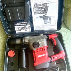 $120 Bauer 2 in 1 Variable speed 1-9/16" Rotary Hammer New 
