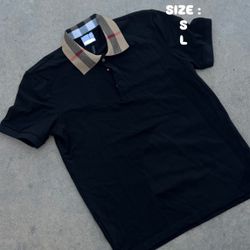 Burberry Polo Shirt Size Small - Large