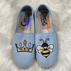 Sam Edelman Circus Queen Bee Light Blue Espadrilles