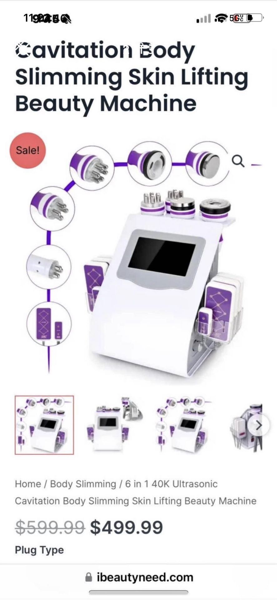 Body Slimming Cavitation Machine