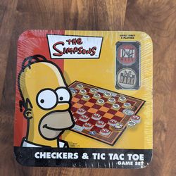 Simpsons Checkers and Tic Tac Toe