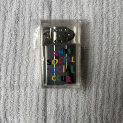 CLEAR ANTI SOCIAL SOCIAL CLUB ZIPPO