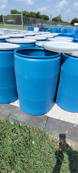 100% Food Grade 55-Gallon Removable Lid Barrels
