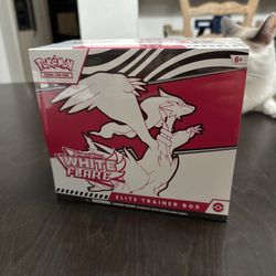 White Flare Elite Trainer Box Pokemon TCG