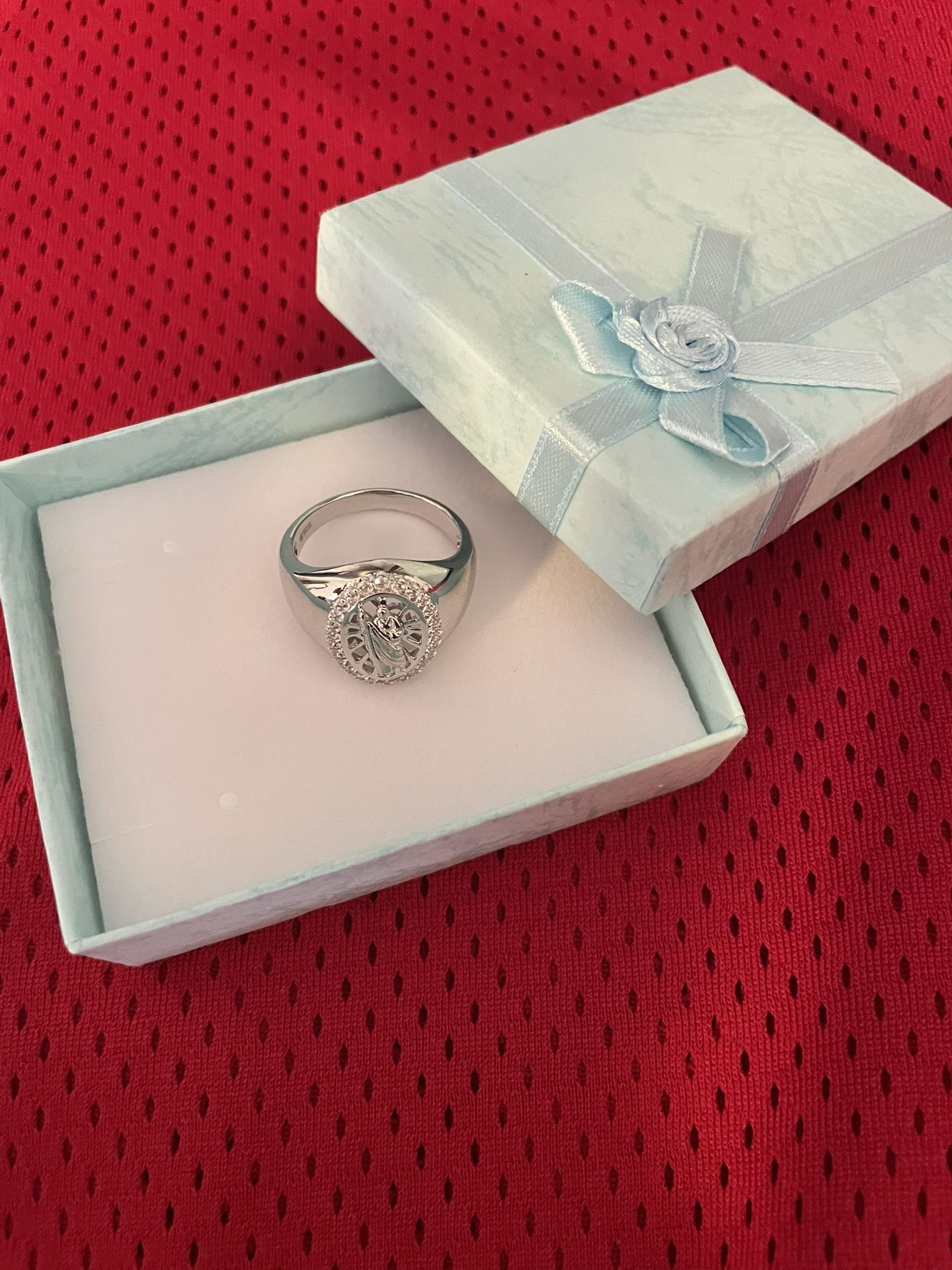 San Judas Silver Ring