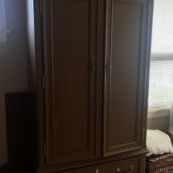 Armoire and TV