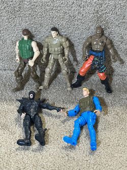 CHAP MEI - Pirate Expeditions Army 3.75" Posable Action Figure Toy lot of 5