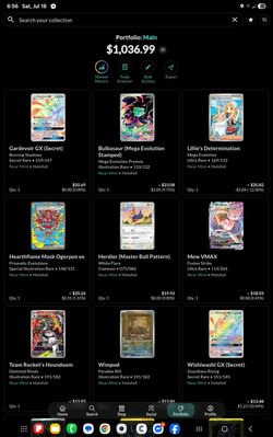 Ungraded Pokemon cards selling set