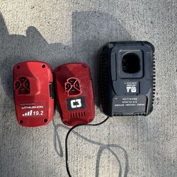 Drill Battery And Charger 