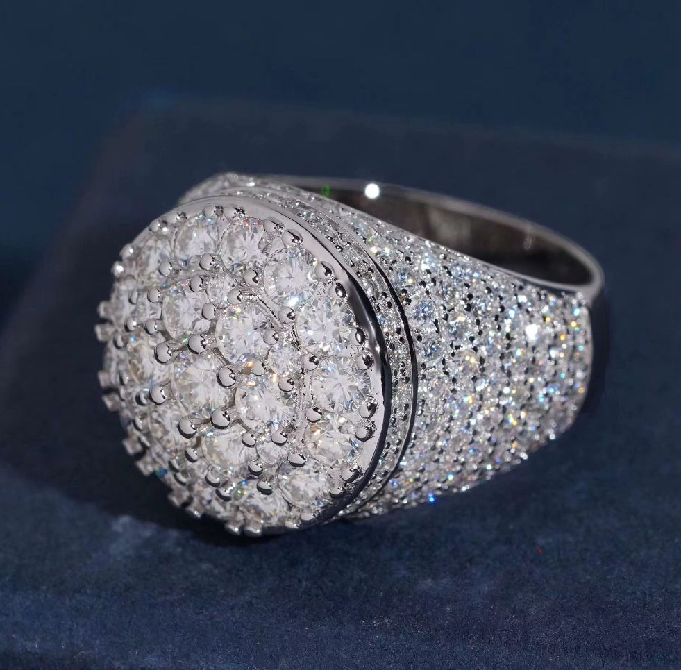 π₯ iced Out Mens Ring β Size 9 β $150 π₯