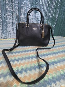 Coach F44962 Mini Surrey Carryall bag in crossgrain leather # Z