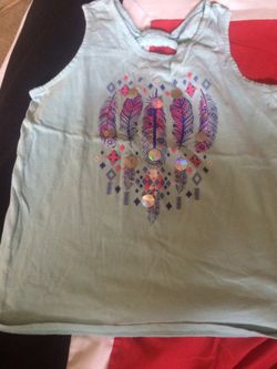 Girls summer top size 14