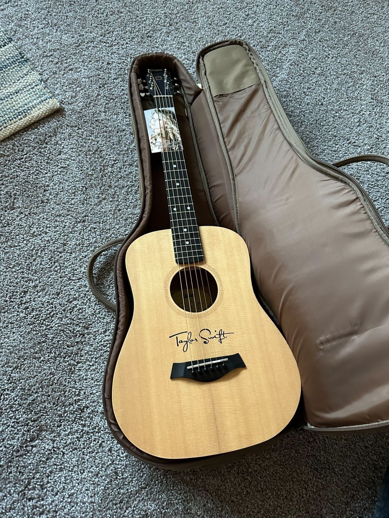 Taylor Swift First Edition Baby Taylor Guitar With #13 