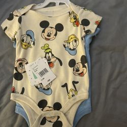 2set Micky Mouse Onesies 