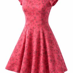 Girls Pink Floral Dress – Size 16/XL– NEW with Tags
