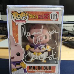 Autographed Majin Buu 111 Funko Pop Josh Martin JSA COA Dragon Ball Z