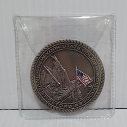 New York State - Investigators Association - 2001 Never Forget  2" Coin