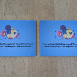 2 x Disneyland / California Adventure Park Hopper Ticket Pass